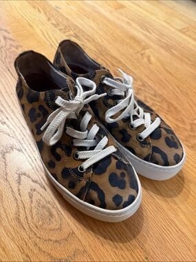 Paul Green Bixby Platform Sneaker in Leopard Print